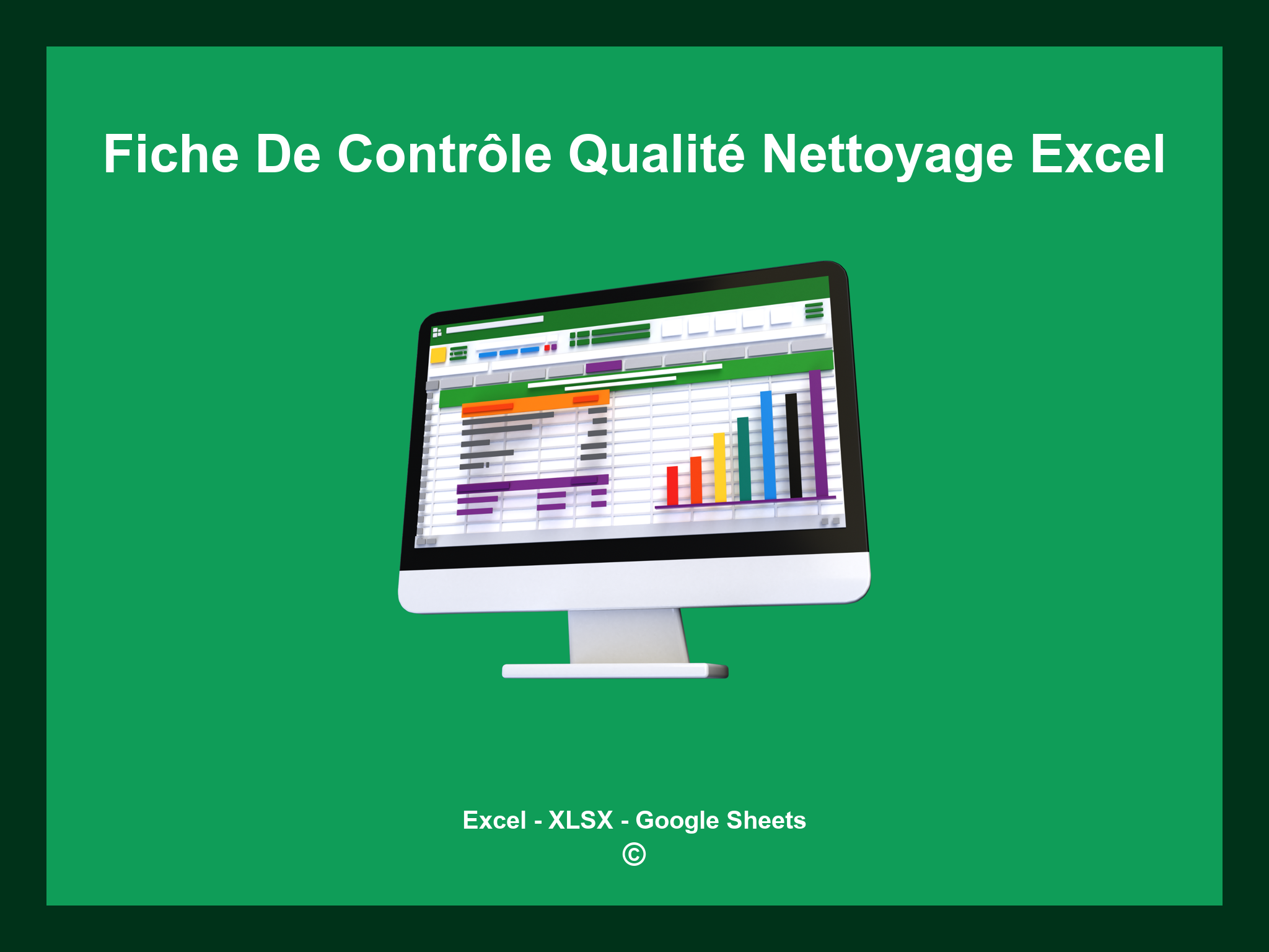 Fiche De Contrôle Qualité Nettoyage Excel