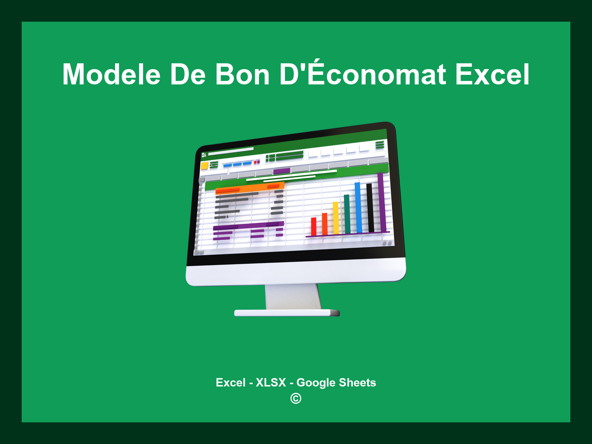 Modele De Bon D'Économat Excel