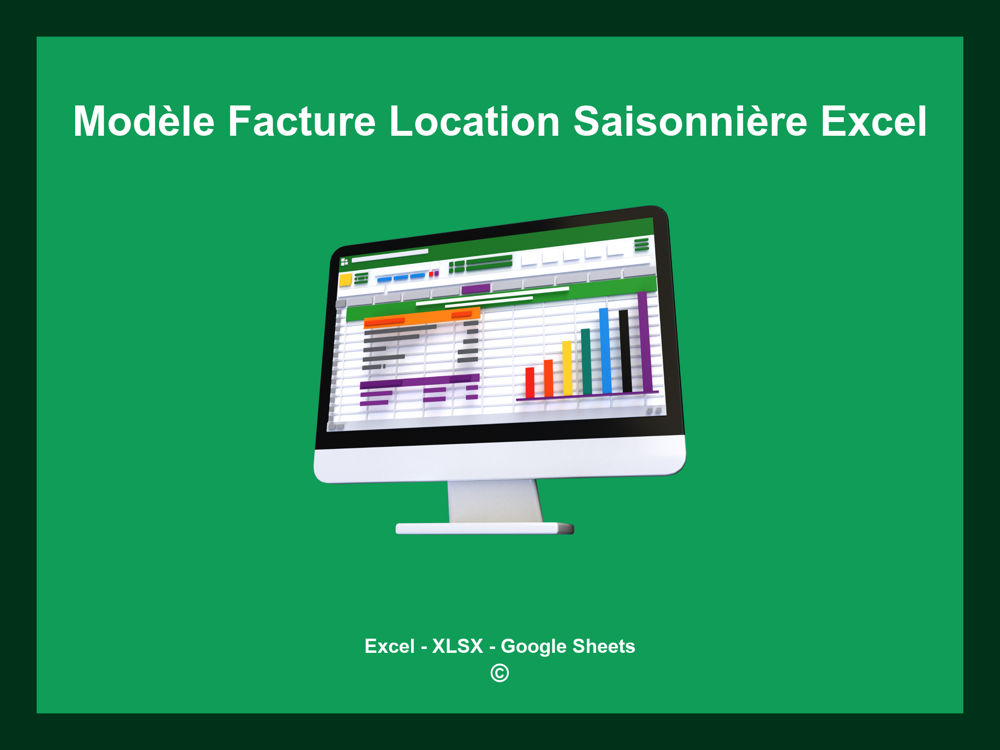 Modèle Facture Location Saisonnière Excel