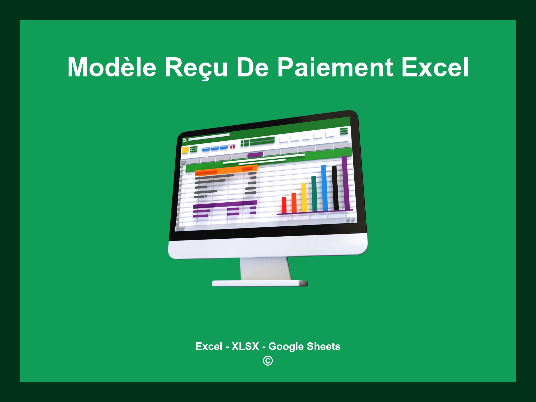Modèle Reçu De Paiement Excel