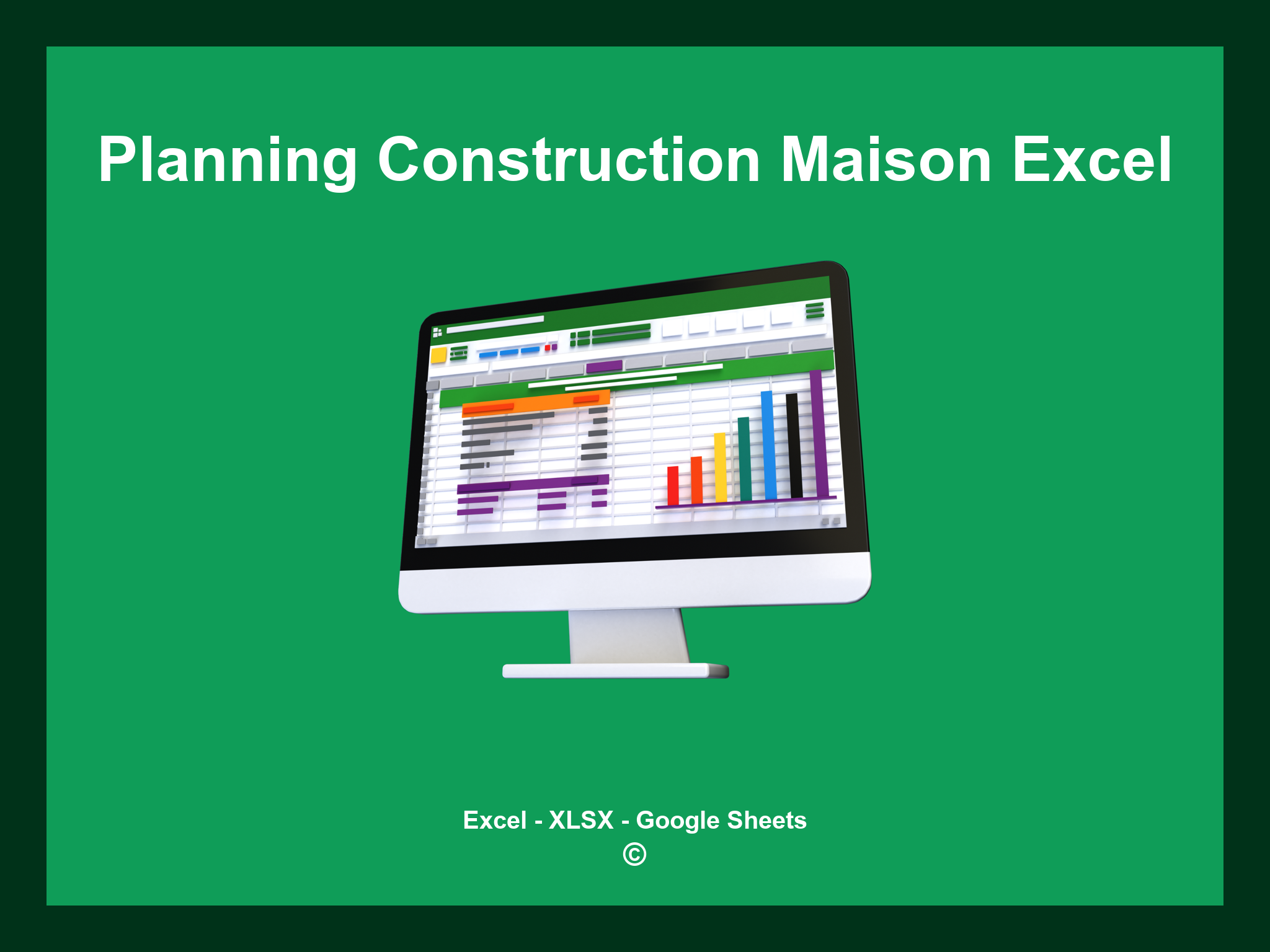 Planning Construction Maison Excel